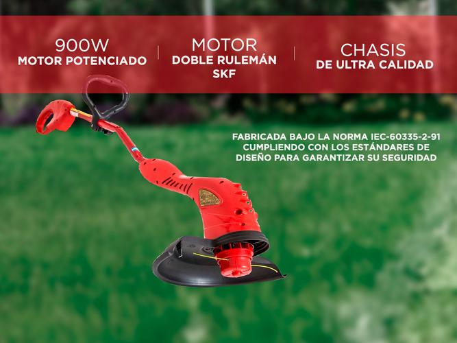 Bordeadora Petri Plus Eléctrica Profesional 900w Doble Rulemán SKF Corte 320mm - 2
