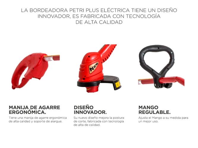Bordeadora Petri New Eléctrica Profesional 600w Doble Rulemán SKF Corte 300mm - 4