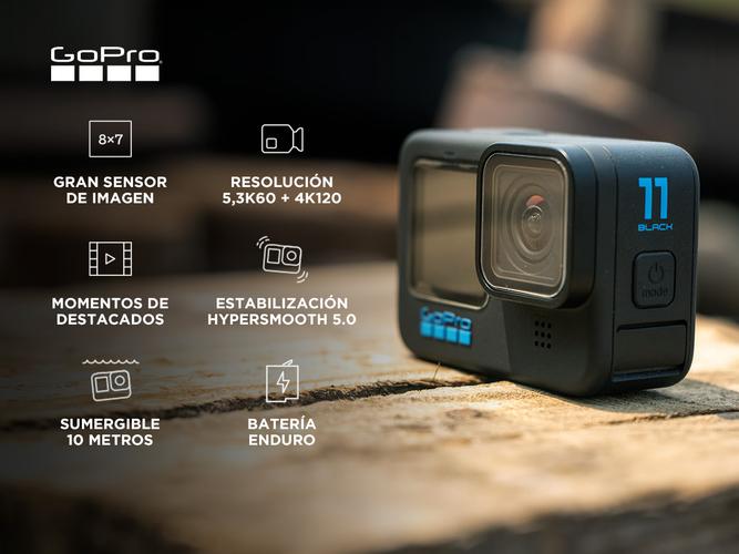 Cámara GoPro Hero11 53K CHDHX-111-LW NTSCPAL negra - 1