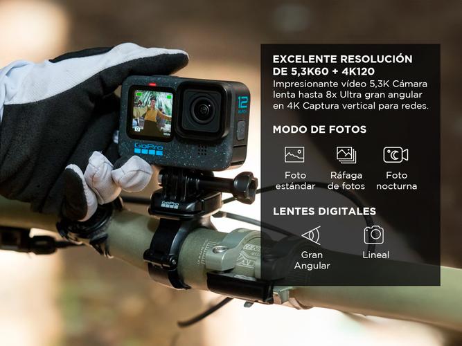 Camara GoPro Hero 12 Black 4K y 53K en HDR - 2