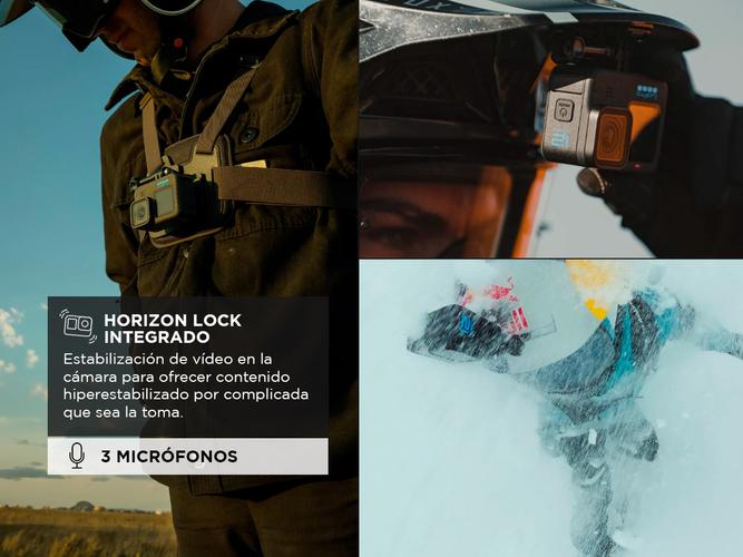 Camara GoPro Hero 12 Black 4K y 53K en HDR - 3