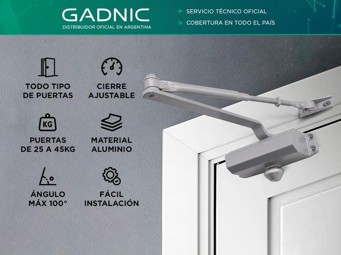 Cierre Hidraulico Brazo Cierra Puerta Aereo 25 A 45 Kg - 1