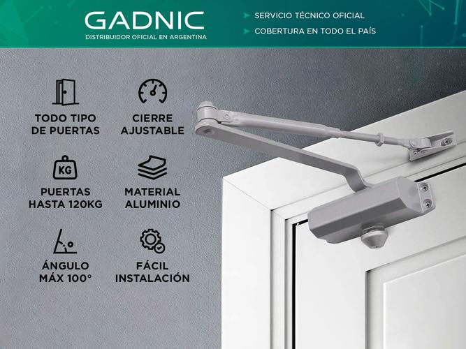 Cierre Hidraulico Brazo Cierra Puerta Aereo120 Kg - 1