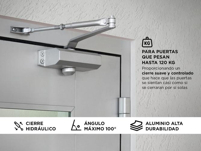 Cierre Hidraulico Brazo Cierra Puerta Aereo120 Kg - 2