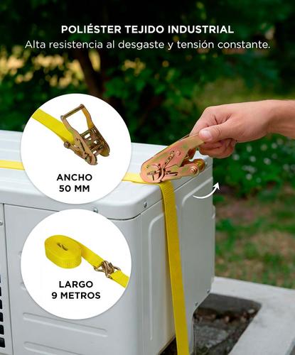 Cinta De Amarre GADNIC Tensor Carga Traca Criquet 5000kg 9m  - 3