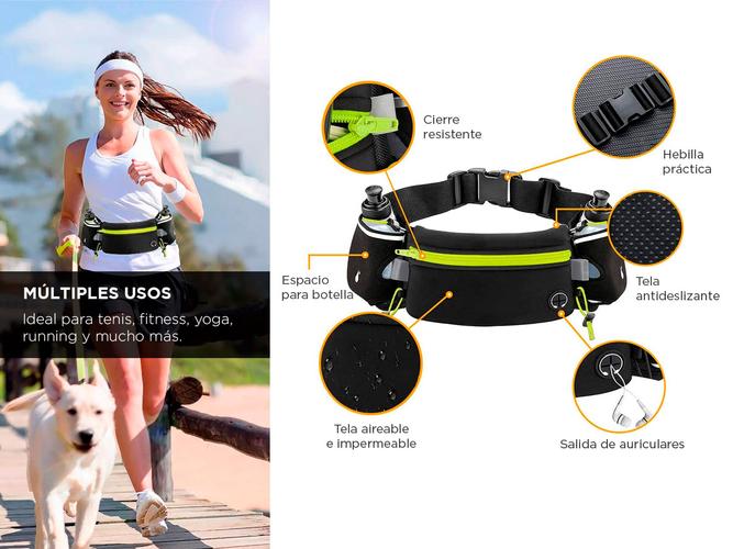 Cinturón Bolso Deportivo Gadnic DFVT9 Riñonera Fitness - 2