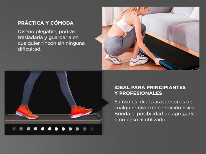 Cinta de Correr Gadnic C-02 12Km/h Plegable con Display Hasta 90kg - 3
