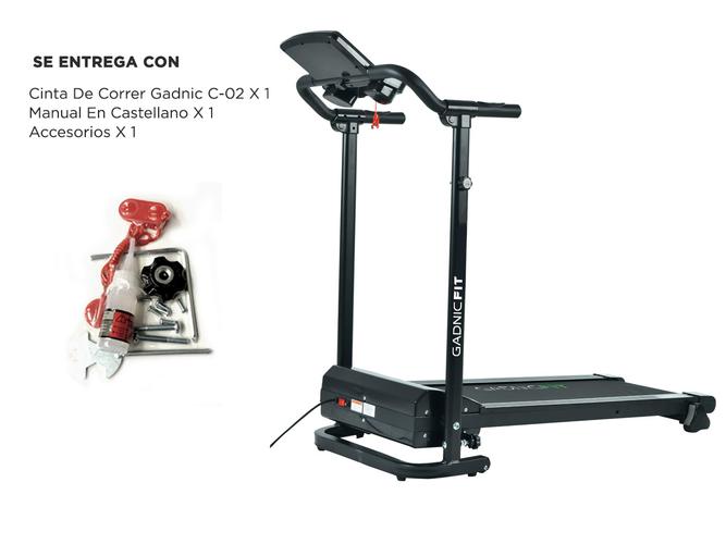 Cinta de Correr Gadnic C-02 12Km/h Plegable con Display Hasta 90kg - 6