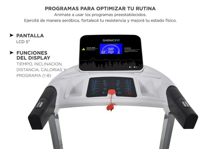 Cinta de Correr Gadnic C-05 18Km/h 3HP Display 5