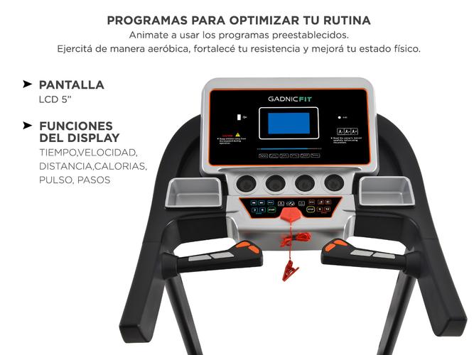 Cinta de Correr Gadnic C-06 16Km/h 2HP Display 5