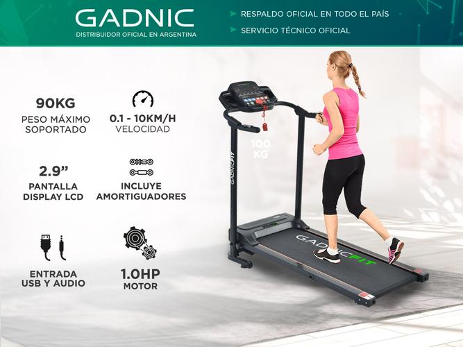 Cinta De Correr Gadnic C-10 10KM/H 1HP - 1