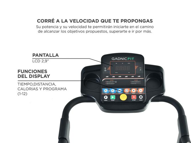 Cinta De Correr Gadnic C-10 10KM/H 1HP - 4