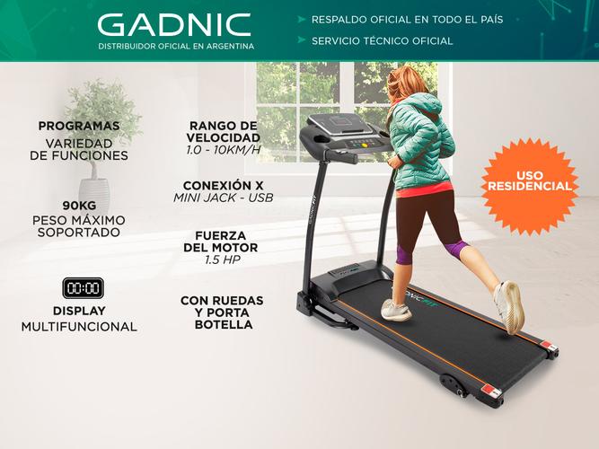 Cinta de Correr Gadnic Eléctrica  - 1