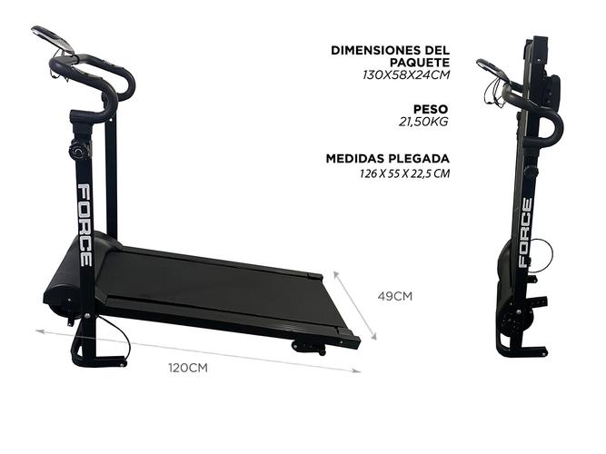 Cinta De Correr Magnetica Force CMG11 - 5