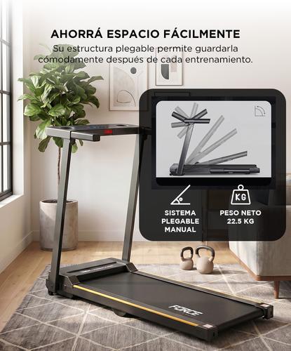 Cinta Para Correr Force By Gadnic Plegable 10 Km/h Con Display LCD - 2