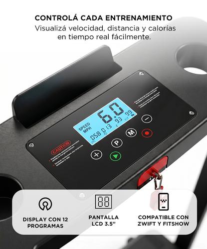 Cinta Para Correr Force By Gadnic Plegable 10 Km/h Con Display LCD - 3