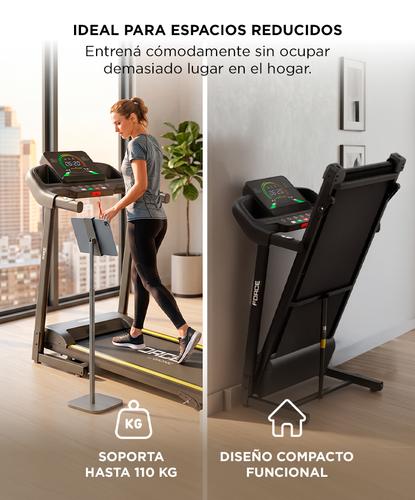 Cinta De Correr Force By Gadnic 128 Kmh Caminadora Con Inclinación Y App Fitness - 4