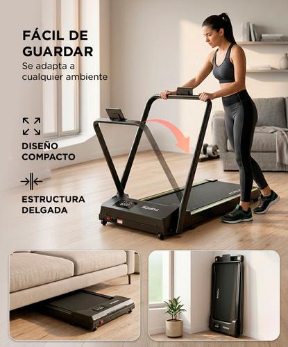 Cinta Caminadora Force By Gadnic Treadmill Ultraplana Motor Brushless 1-6 kmh Display LED Hogar - 3