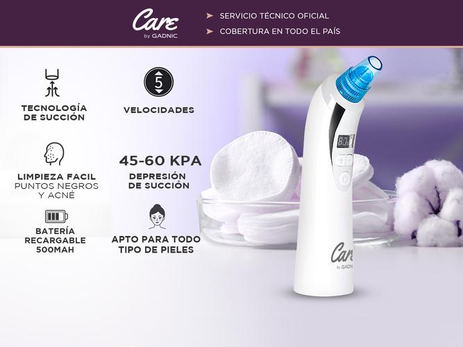 Limpiador Facial Care By Gadnic BF3078 Removedor de Puntos Negros 5 Velocidades Usado - 1