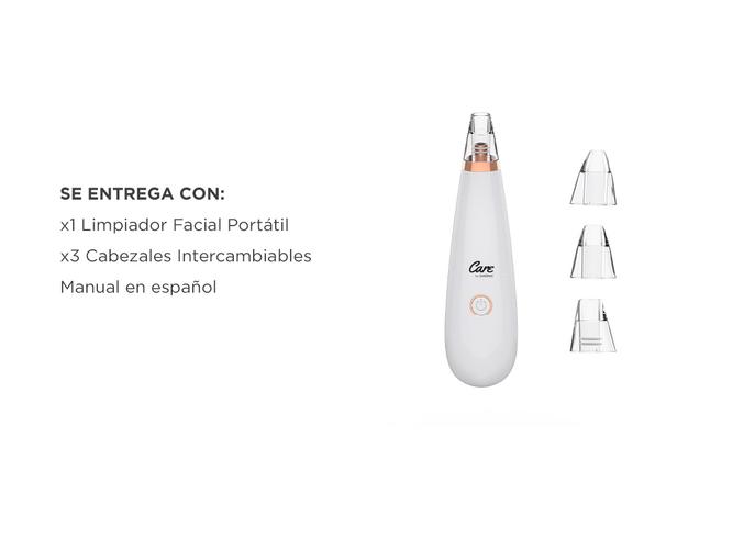 Limpiador Facial Portatil Care By Gadnic X1 Removedor De Puntos Negros 3 Tipos De Succión  - 6