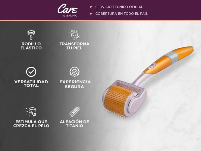 Mesoroller Derma Roller Care by Gadnic CN80 Facial Pelo Barba - 1