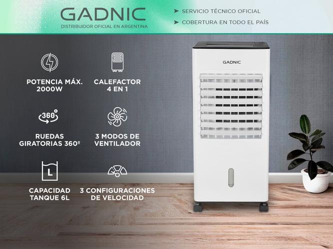 Climatizador Portátil Gadnic Frio Calor 6Lts 2000W  - 1