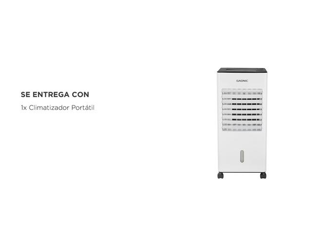 Climatizador Portátil Gadnic Frio Calor 6Lts 2000W  - 6