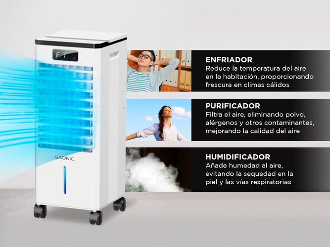 Climatizador Portátil Gadnic Frio 6Lts 60W  Usado - 2