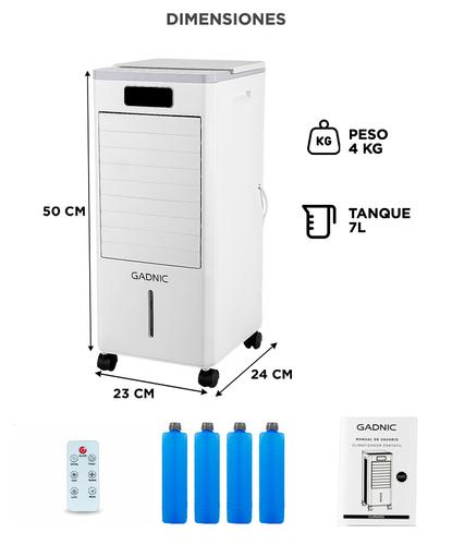 Climatizador Portátil Gadnic Frio 7 Litros 60W  - 6