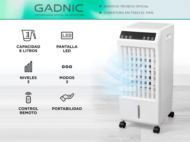 Climatizador Portátil Frio Gadnic Humidificador 6 Litros  Usado - 1