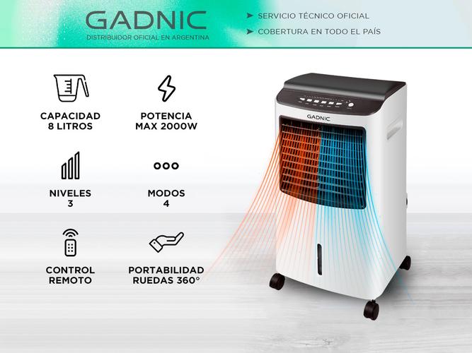 Climatizador Portátil Gadnic Frio Calor 8Lts 2000W  - 1