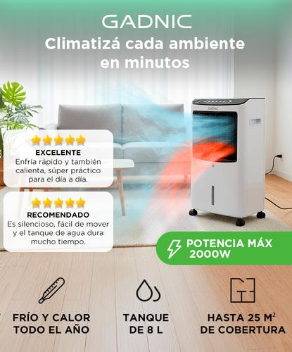 Climatizador Portátil Gadnic Frio Calor 8Lts 2000W  - 1
