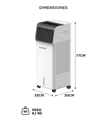 Climatizador De Aire Portátil Gadnic 85W Pantalla Táctil 15L - 5