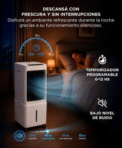 Climatizador Evaporativo Portátil Gadnic 8 Litros Refresca Ambientes Bajo Consumo - 4