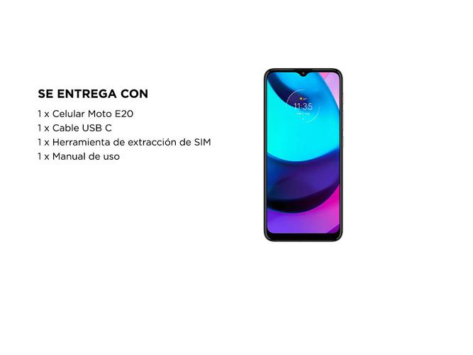 Celular Motorola E20 32 Gb 2 GB RAM - 5