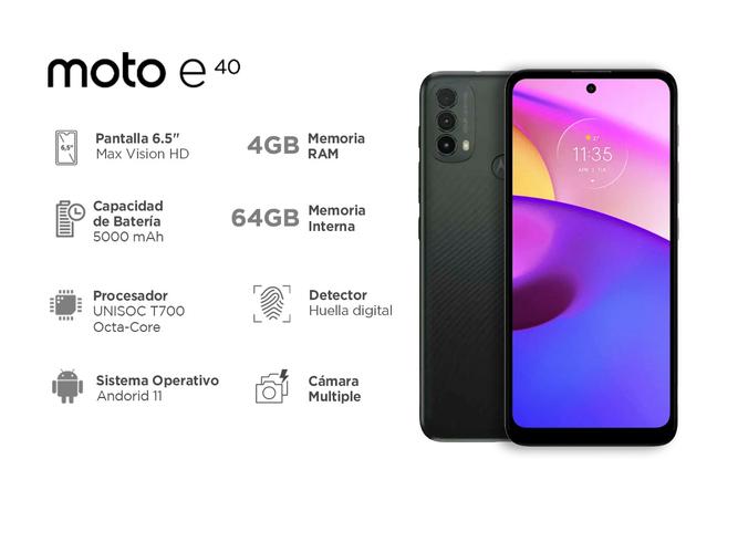 Celular Motorola E40 64 Gb 4 GB RAM - 1