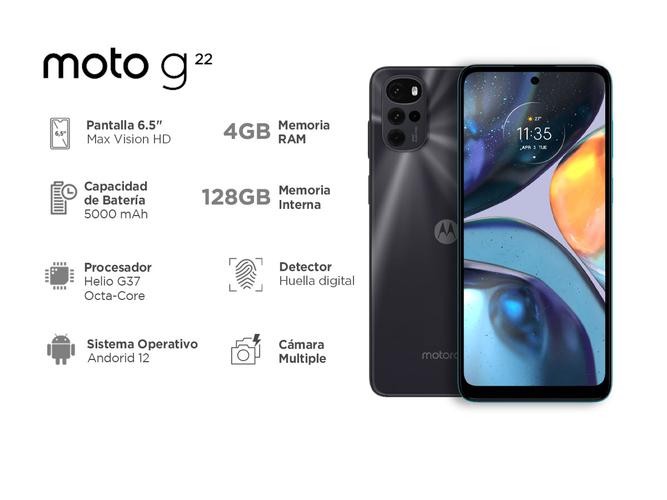 Celular Motorola G22 128 Gb 4 GB RAM - 1