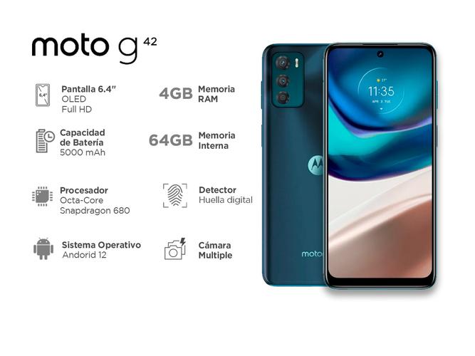 Celular Motorola G42 64 GB 4GB de Ram  - 1