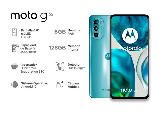 Celular Motorola G52 128GB 6GB de Ram - 1