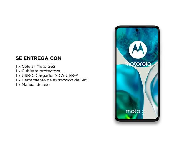 Celular Motorola G52 128GB 6GB de Ram - 5