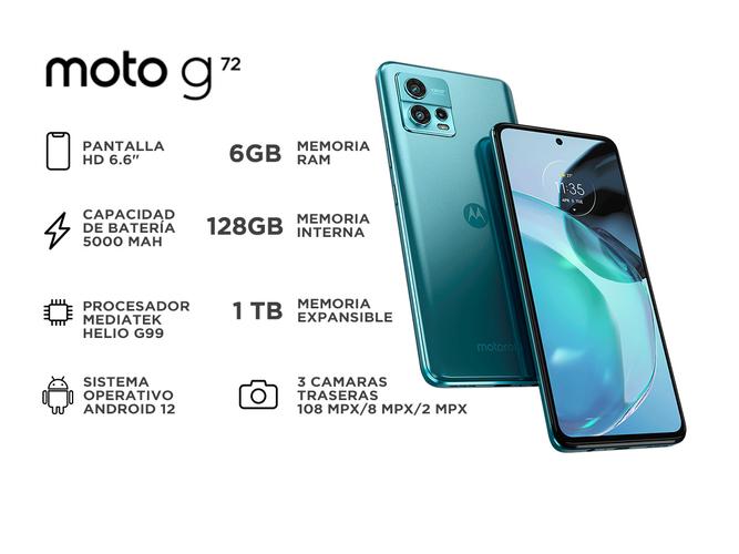 Celular Motorola Moto G72 128gb 6gb - 1