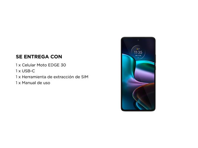  Celular Motorola Edge 30 5G 128 GB 8 GB de RAM - 6