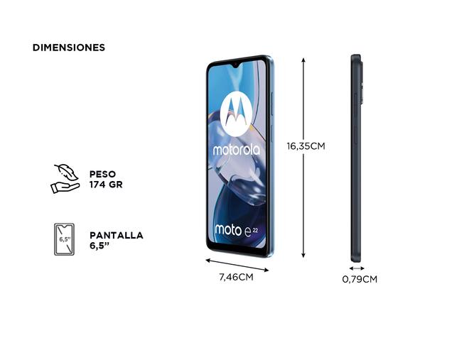 Celular Motorola E22 64G 4GB RAM - 5