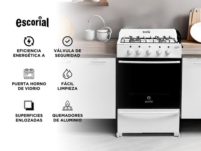 Cocina Escorial Master Classic Gas Natural 56cm - 1