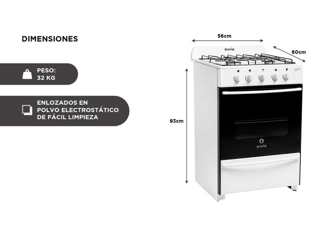 Cocina Escorial Master Classic Gas Natural 56cm - 4