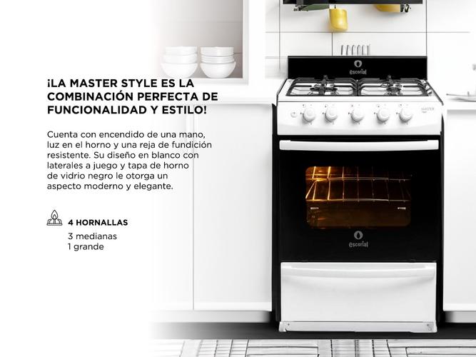 Cocina Escorial Master Style Multigas 51cm - 2