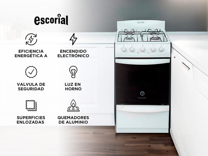 Cocina Escorial Palace Cristal Gas Envasado 51cm  - 1
