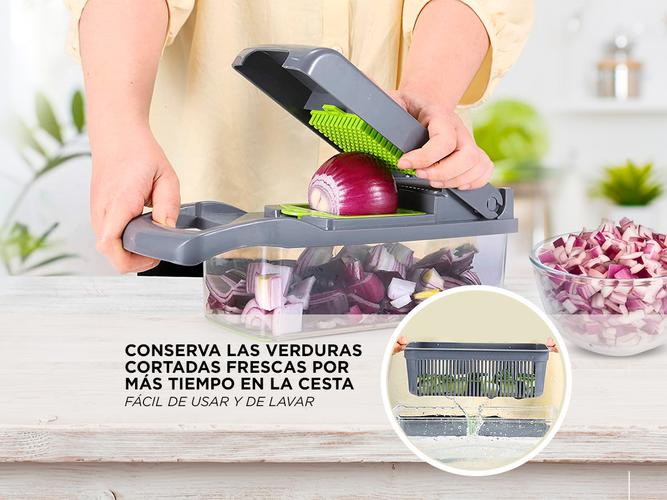 Cortadora de Verduras Multifuncional Gadnic C5C Rebanador Rallador Triturador - 3