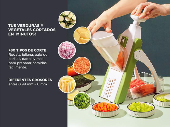 Cortador de Verduras Multifuncional Gadnic C6G Ajuste de Espesor - 2