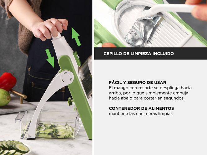 Cortador de Verduras Multifuncional Gadnic C6G Ajuste de Espesor - 3